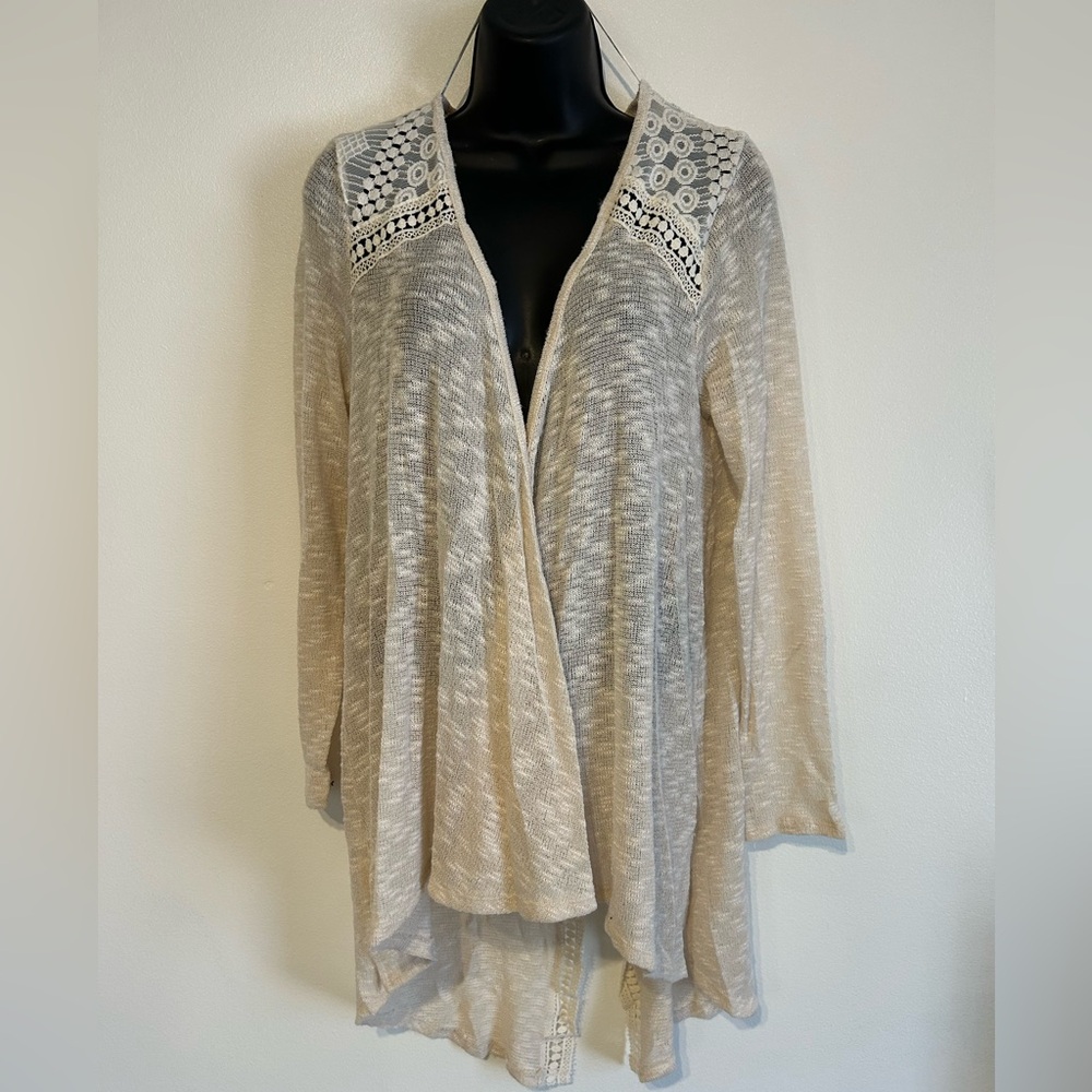 SUMMER CLEARANCE SALE Blu Pepper for Anthropologie Ivory Duster Size L